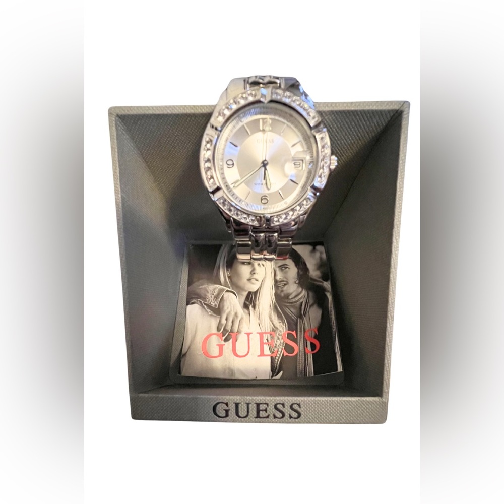 Guess Jeweled Bracelet Watch